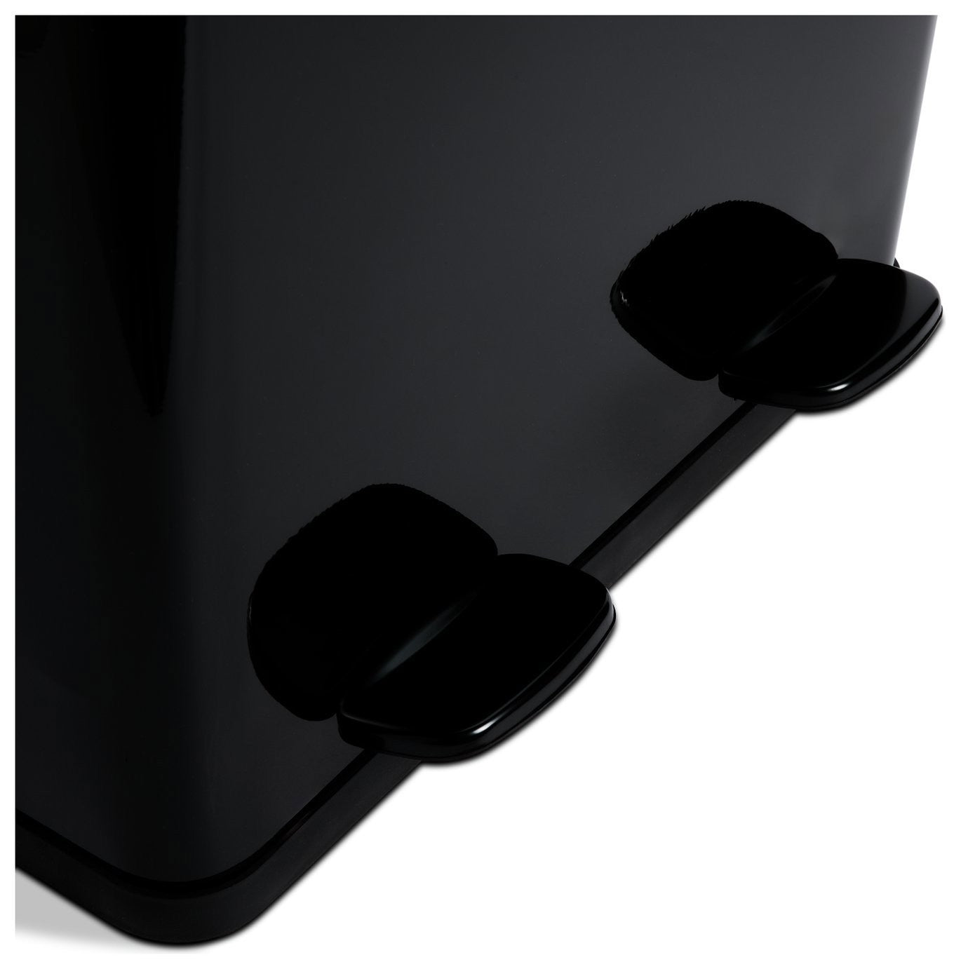 Habitat 60 Litre Twin Compartment Pedal Bin - Black