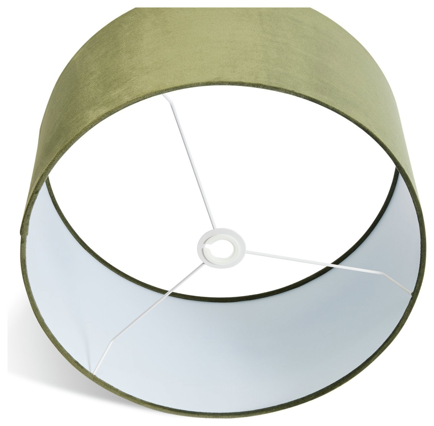 Habitat Green Velvet Easy Fit Lampshade - 49cm