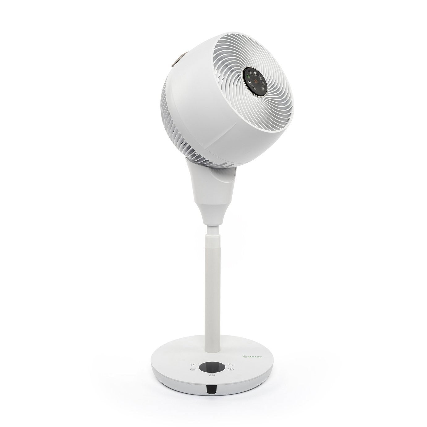 Meaco White Pedestal Fan - 12 Inch