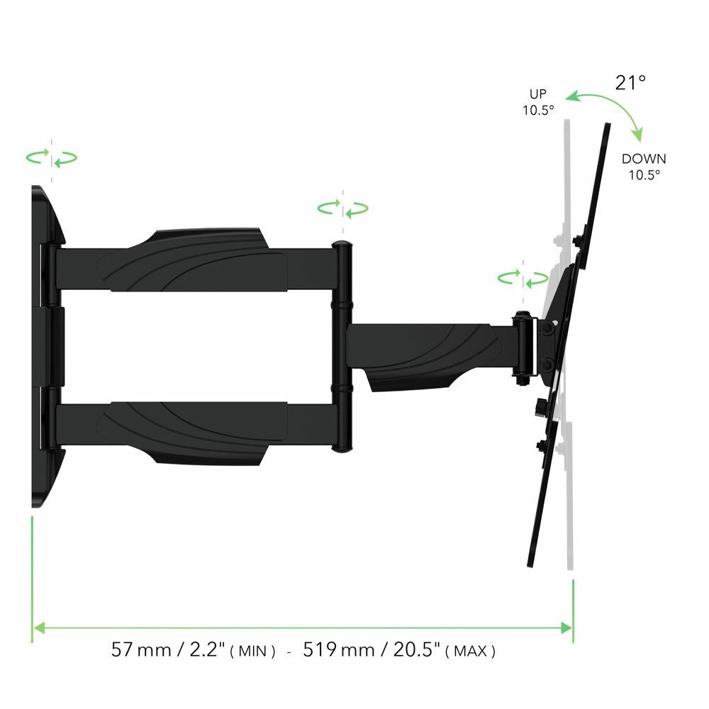 AVF Superior Multi-Position 32 to 65 Inch TV Wall Bracket
