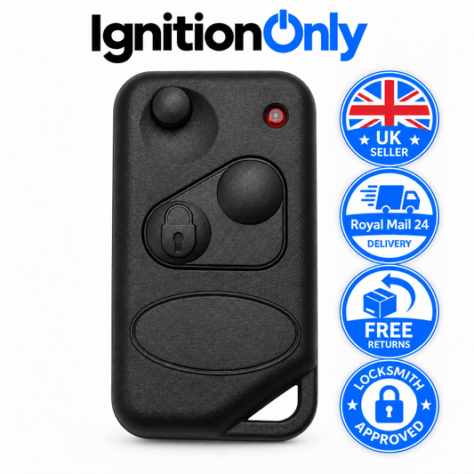 2 Button Flip Remote Key Fob Case Shell for Range Rover P38 Land Rover 1994-2002
