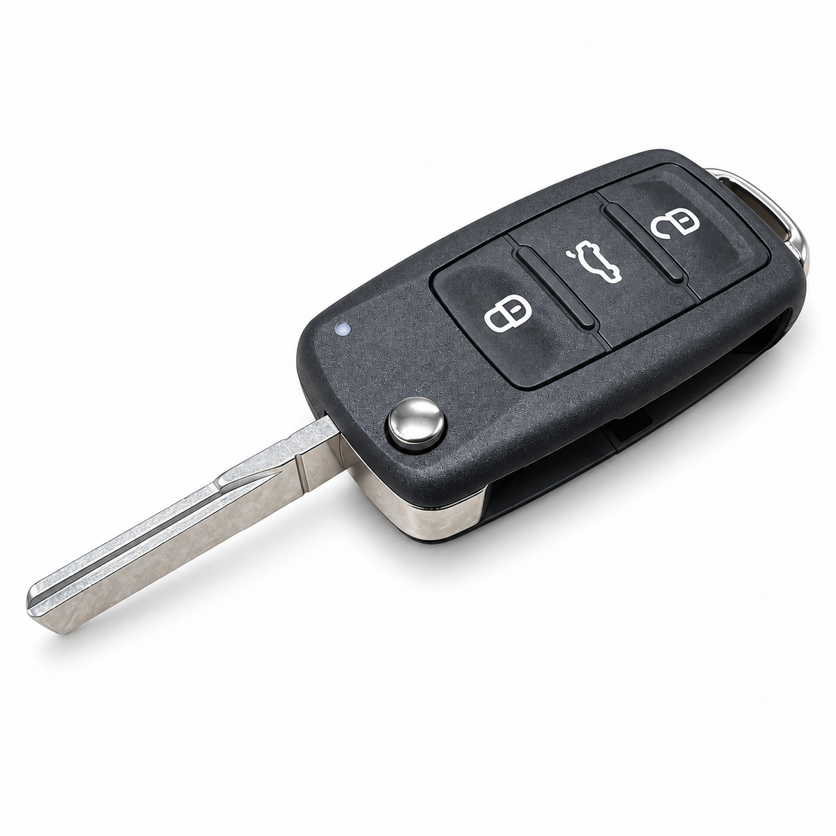 3 Button Flip Remote Key Fob Case Shell for VW Volkswagen Golf MK6 2010-2013