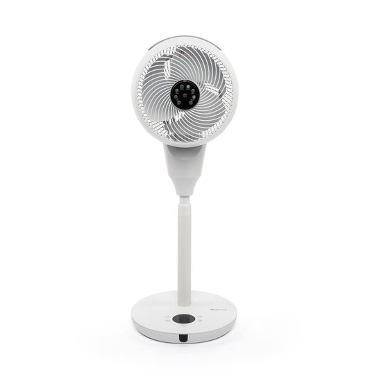 Meaco White Pedestal Fan - 12 Inch