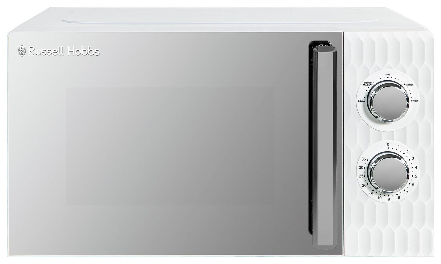Russell Hobbs RHMM715 Manual Microwave Oven 17L Honeycomb Freestanding 700w