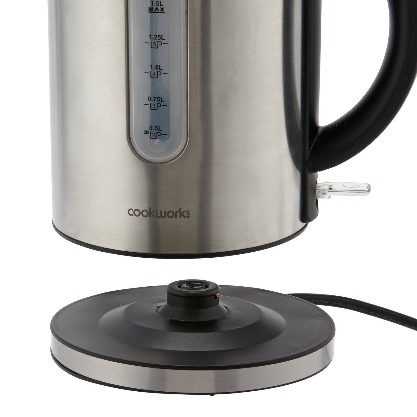 Cookworks Illuminated Kettle - Brushed Stainless Steel