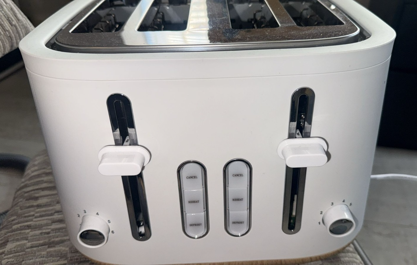 Cookworks T3225BE Scandi Style 4 Slice Toaster - White