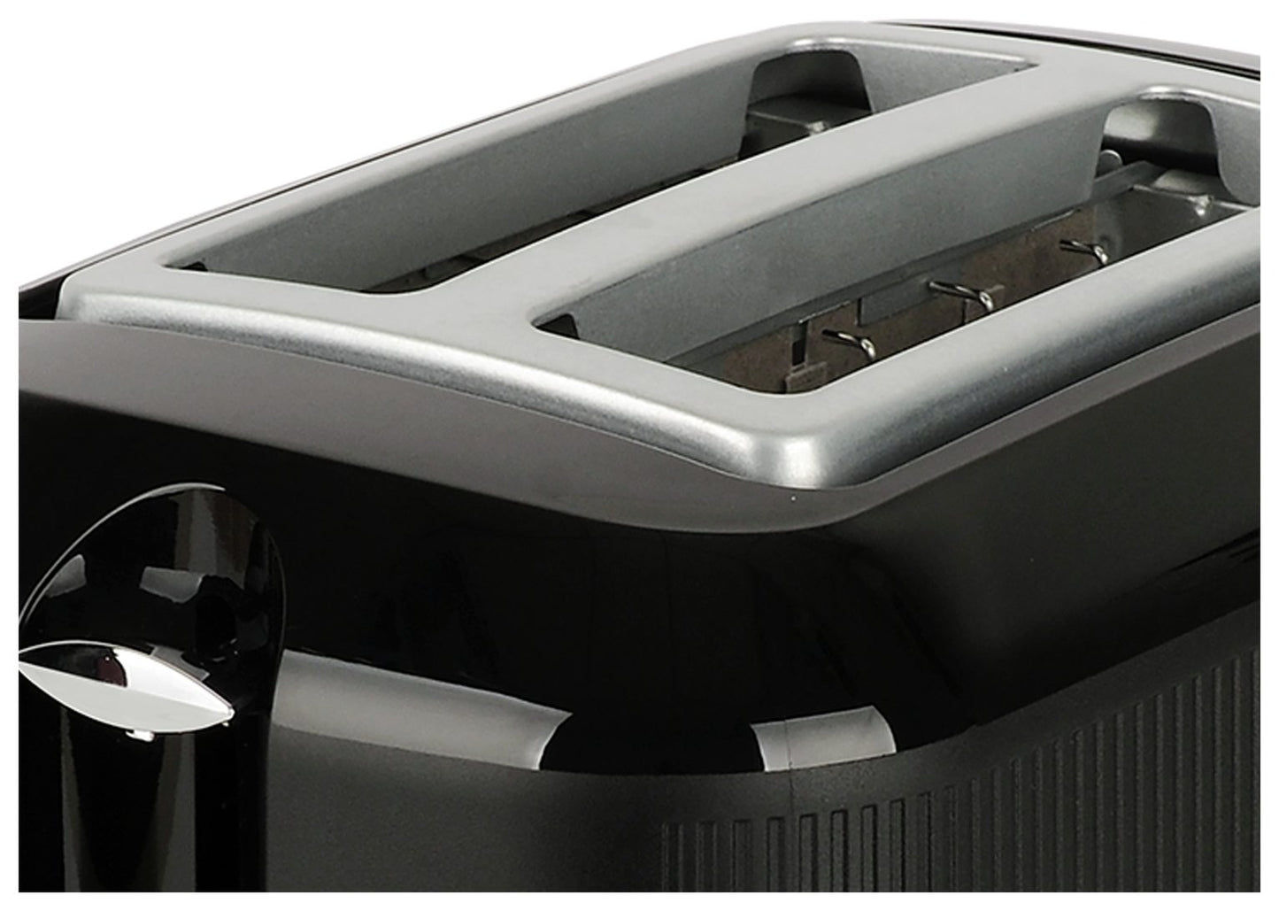 Cookworks Texture Tilly 2 Slice Toaster - Black