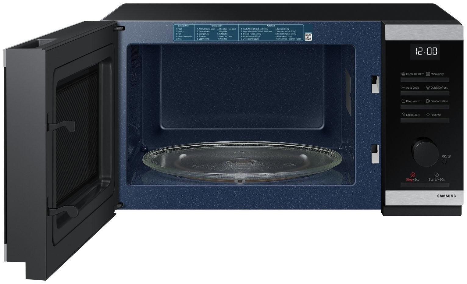 Samsung 800W Standard Microwave MS23DG4504ATE3 - S/Steel