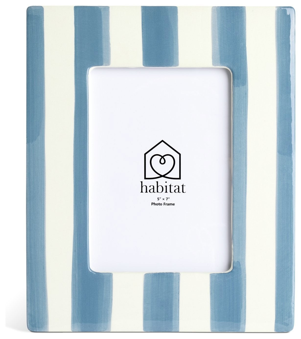 Habitat Blue Ceramic Picture Frame - 5x7"
