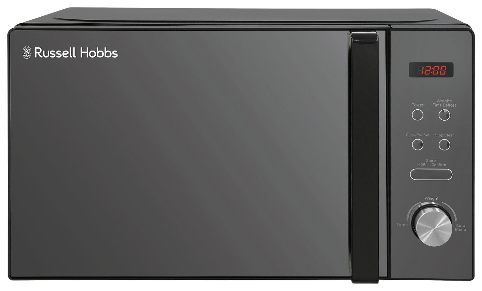 Microwave Russell Hobbs RHM2076B 800W 20L Microwave Black  Auto Cook
