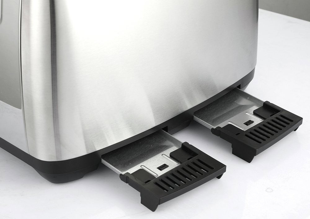 Cookworks 4 Slice Toaster - Stainless Steel