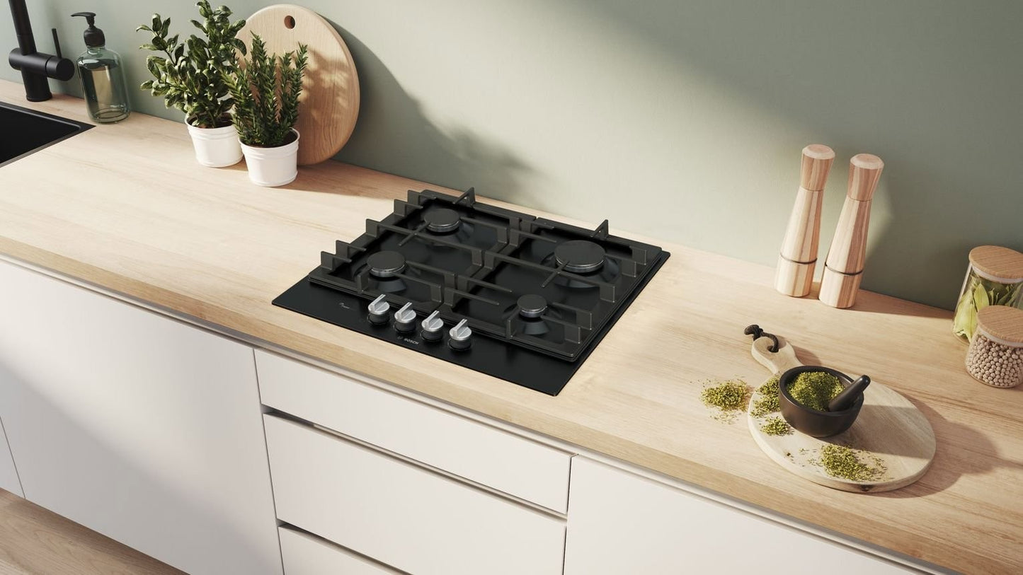 Bosch PCP6A6I90 Gas Hob - Black