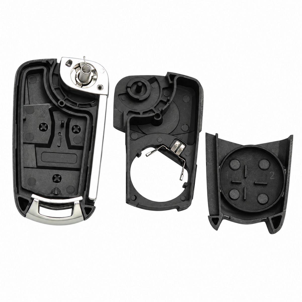Vauxhall Corsa D 2007-2014 2 Button Flip Remote Key Fob Case Shell HU100