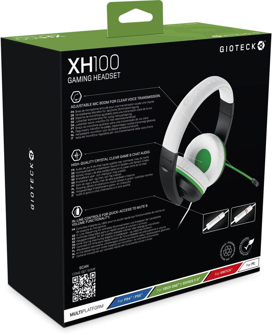 Gioteck XH100X Xbox, PS5, PS4, Switch, PC Headset