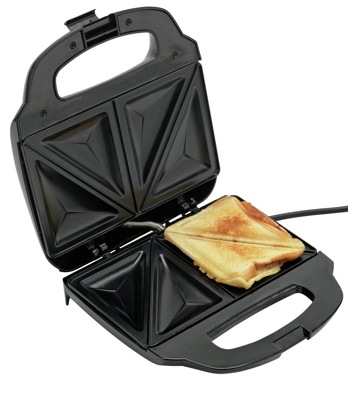 Cookworks 2 Portion Sandwich Toaster - Black