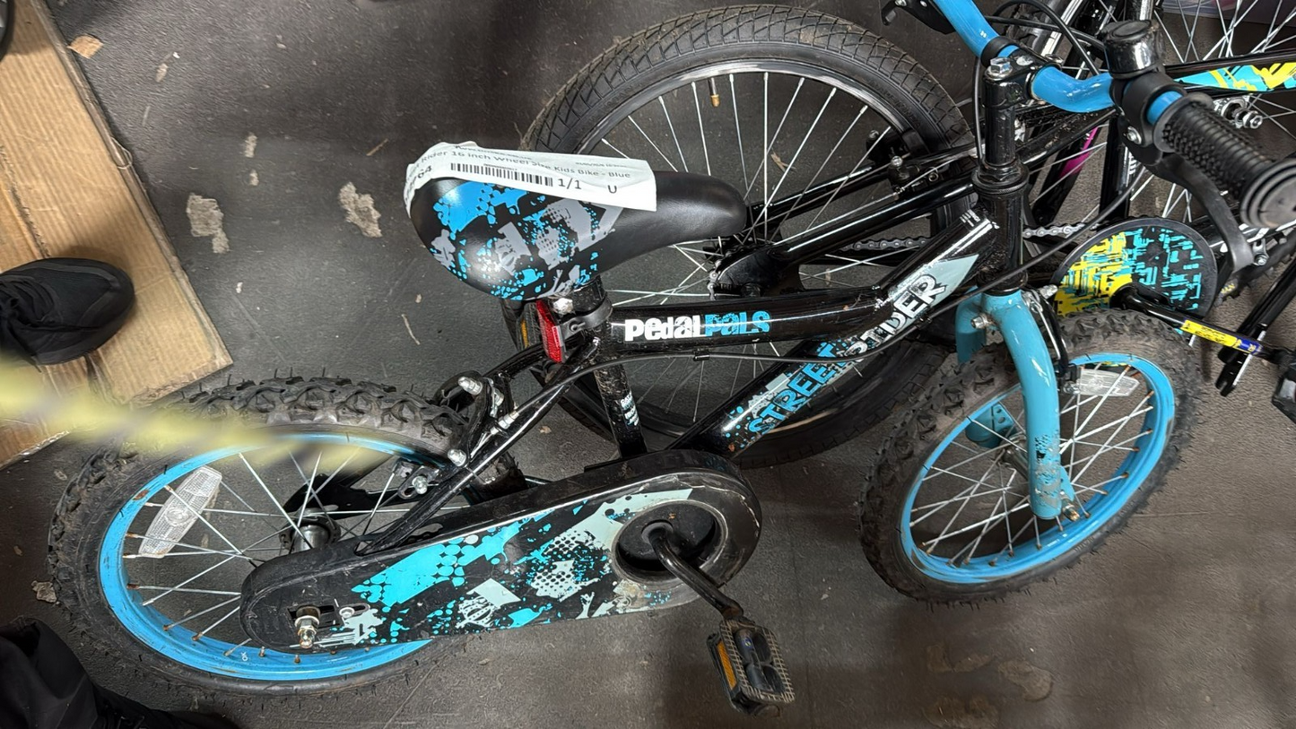Pedal Pals Street Rider 16 inch Wheel Size Kids Bike - Blue