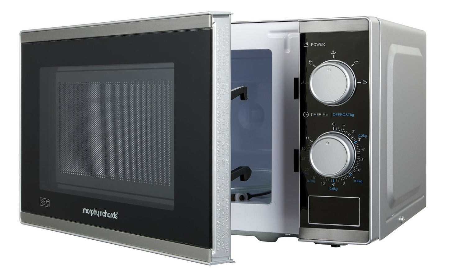Morphy Richards 20L 800W Solo Standard Microwave - Silver