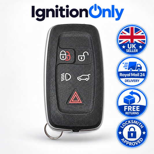 Replacement 5 Button Remote Key Fob Shell Case for Land Rover Discovery 4 2009-2