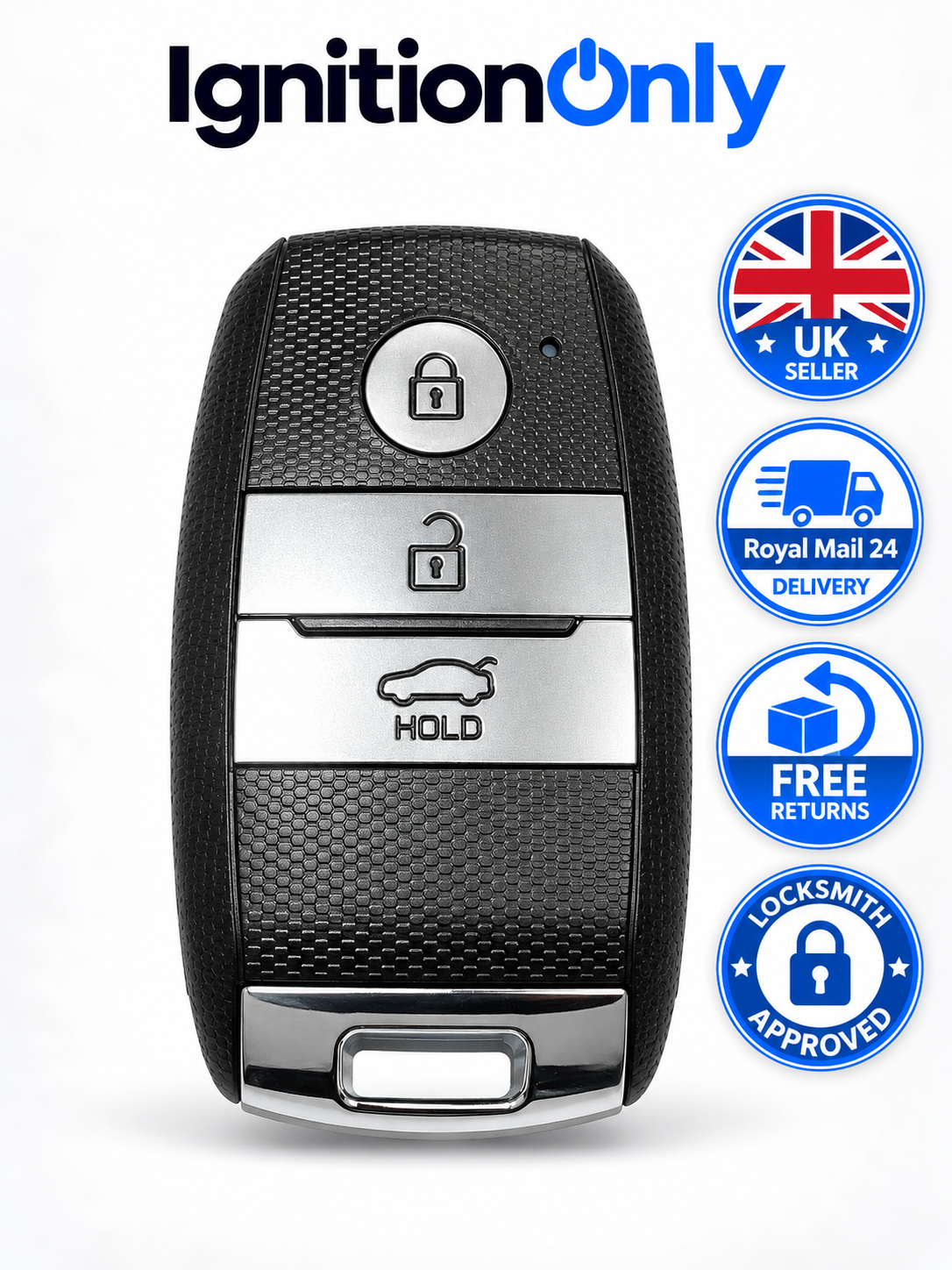 Kia Sportage QL Key Case 3 Button Keyless Entry Remote Fob 2016-2019