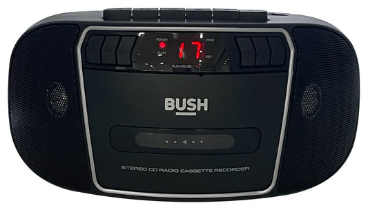 Bush Portable CD/FM Radio Cassette Stereo Boombox