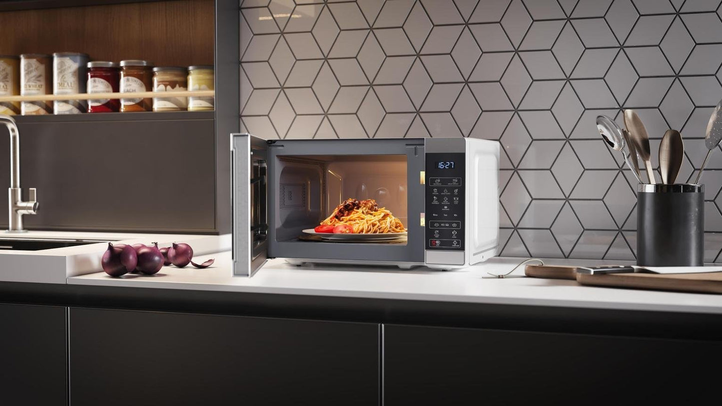 Sharp 800W Standard Microwave YC-MS02U-S - Silver