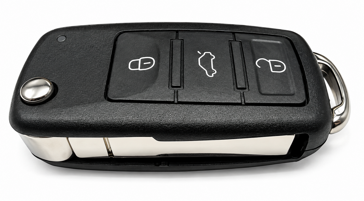 Audi A8 D3 Key Case 3 Button Flip Remote Fob HU66 Blade 2002-2009
