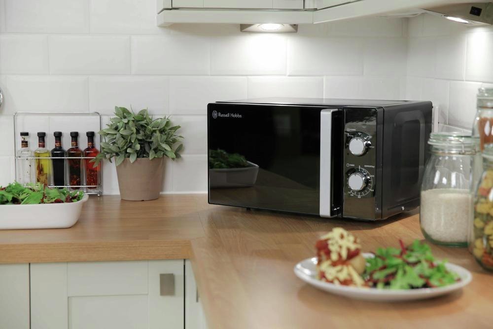 Russell Hobbs Standard Microwave 800W 20L Compact RHM2061 Black 1148033