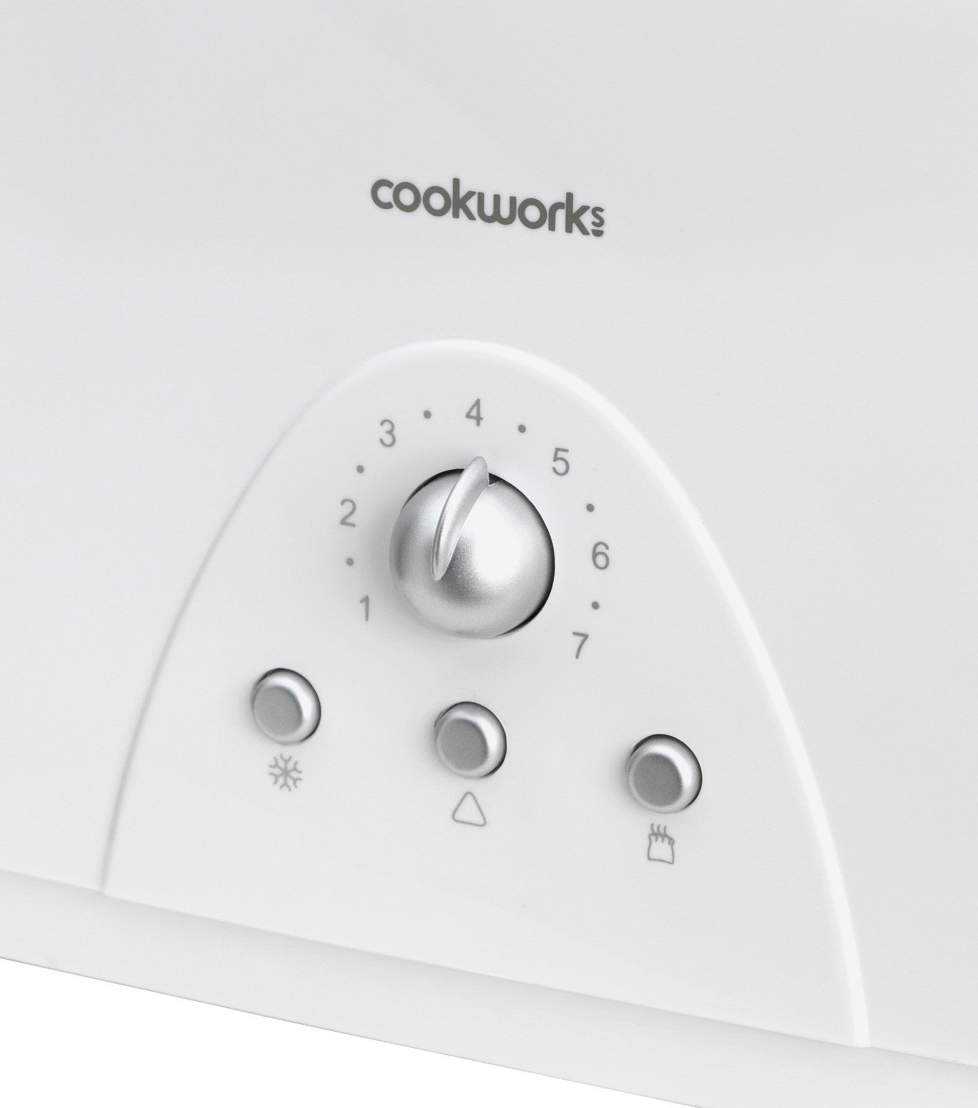 Cookworks Long Slot 4 Slice Toaster - White
