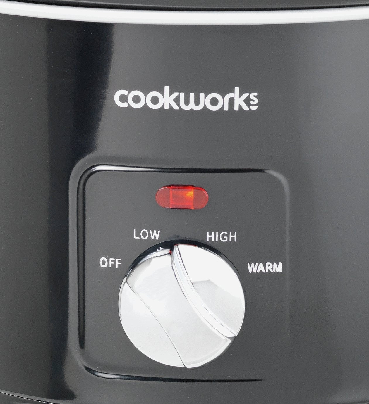 Cookworks 1.5L Compact Slow Cooker - Black