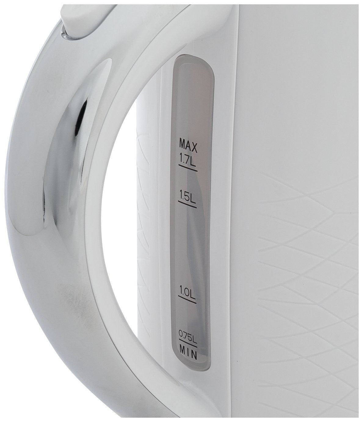 Cookworks Textures Selcey Kettle - White