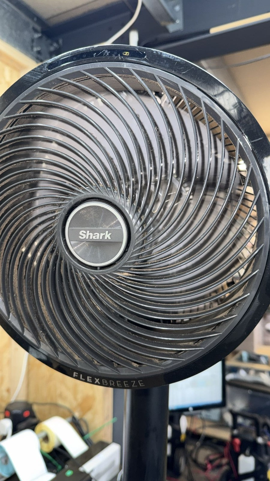 Shark FlexBreeze Black Pedestal Fan - 13 Inch
