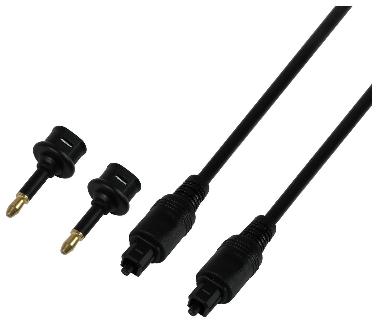 2m Audio Optical Cable - Black