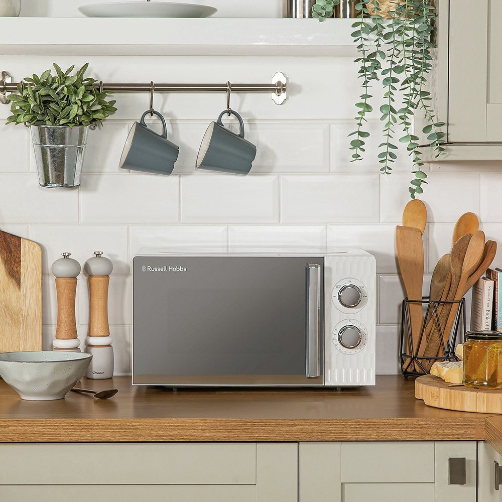Russell Hobbs RHMM715 Manual Microwave Oven 17L Honeycomb Freestanding 700w