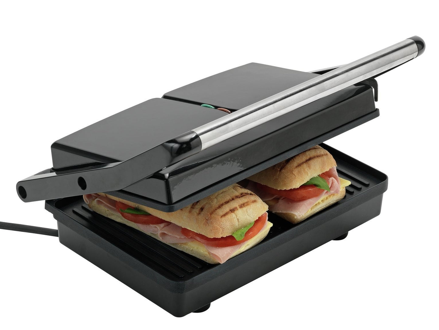 Cookworks 2 Portion Panini Press - Black
