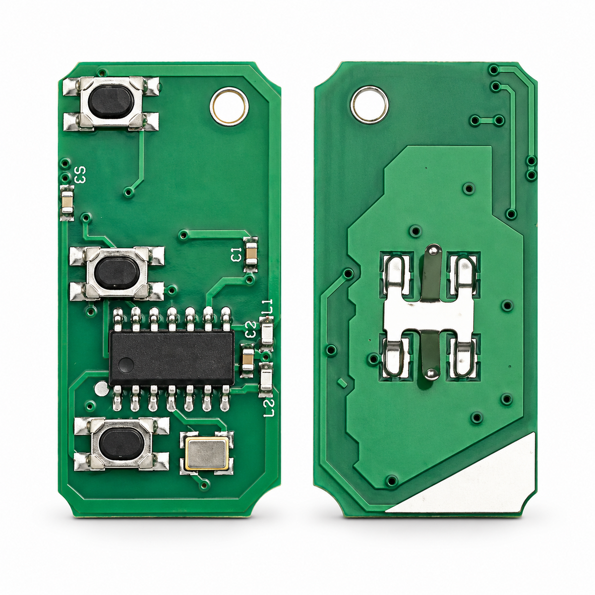 433MHz 3 Button Remote Key PCB Circuit Board for Ford Focus Mondeo Fiesta C-Max