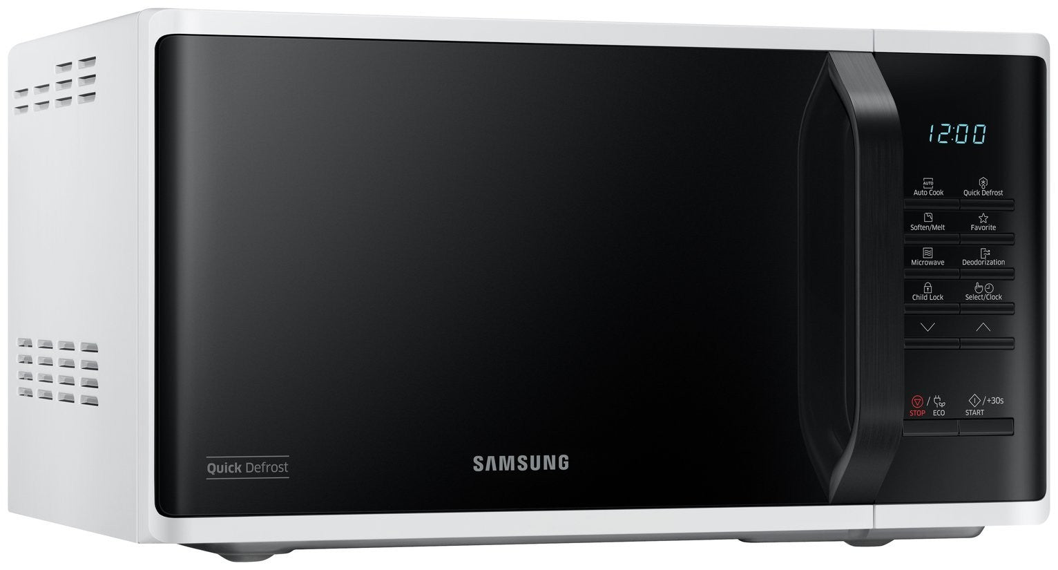 Samsung MS23K3513AW Solo Microwave Oven with Triple Distribution System - White