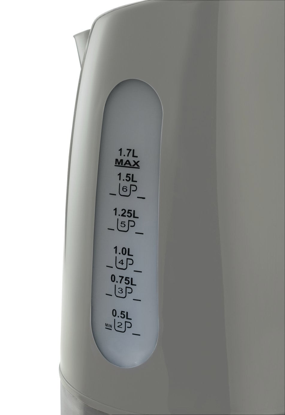 Cookworks Plastic Illuminated Kettle - Grey