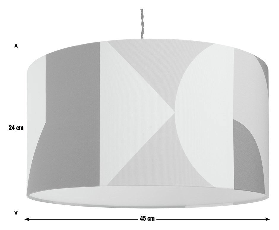 Habitat 60 Geometric Easy Fit Lampshade - 45cm