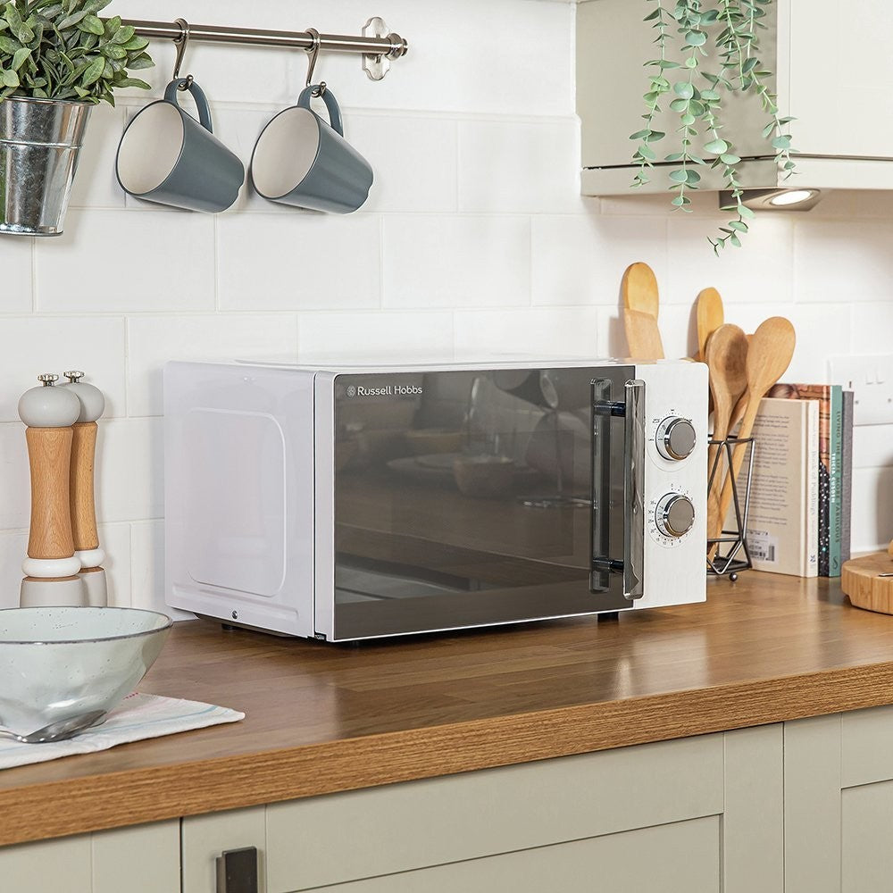 Russell Hobbs RHMM715 Manual Microwave Oven 17L Honeycomb Freestanding 700w