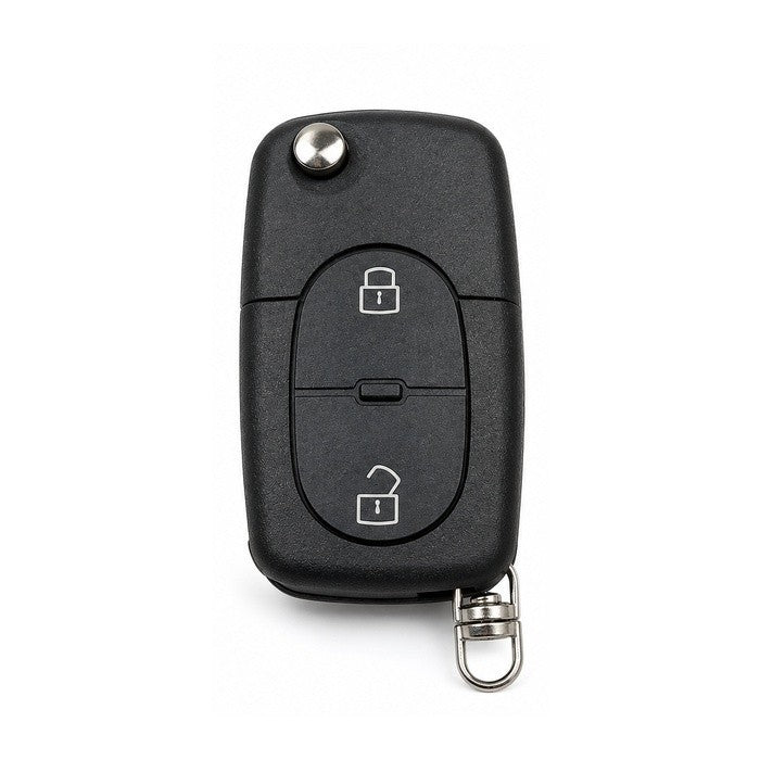 2 Button Flip Key Fob Case for VW Golf MK4 Bora Passat B5 1998-2001