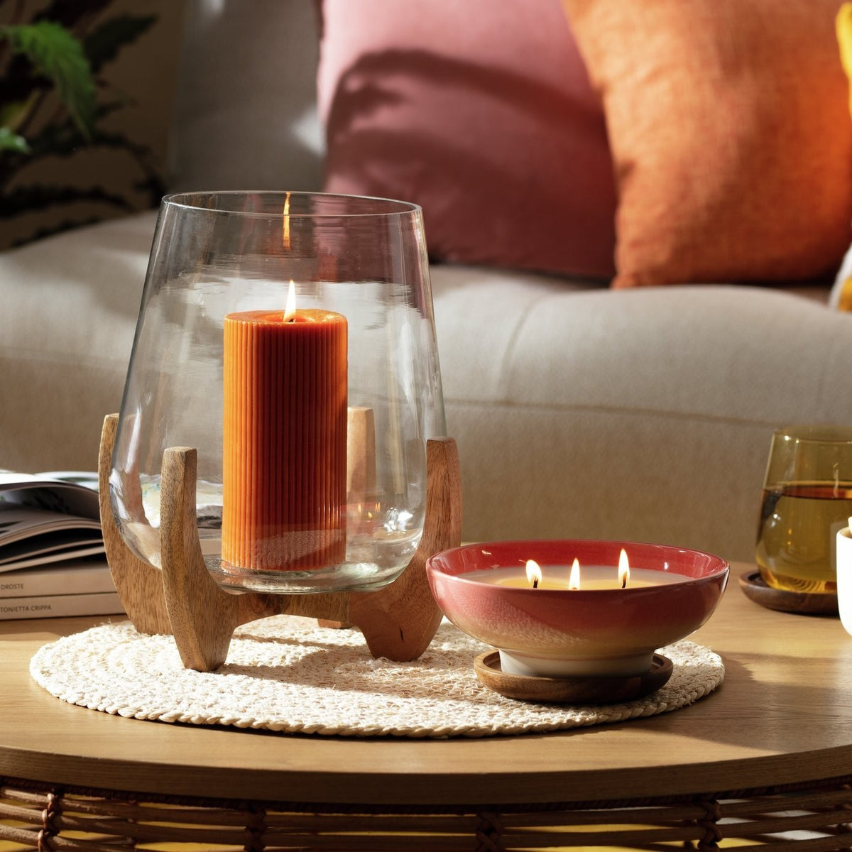 Habitat Large Hurricane with Wooden Legs - Natural