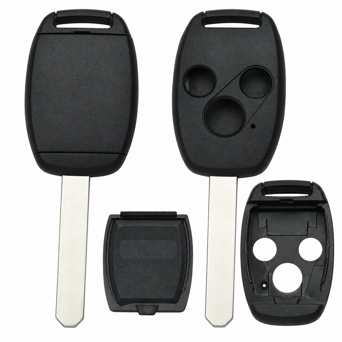 3 Button Key Case Honda Accord CR-V Remote Fob HON66 2004-2008