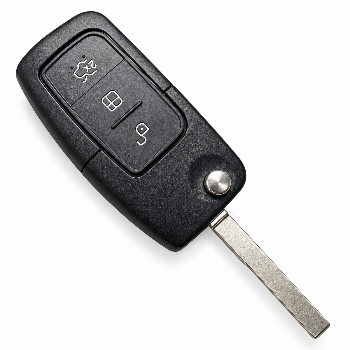 Ford Focus MK2 Key Case 3 Button Flip Remote Fob HU101 Blade 2005-2010