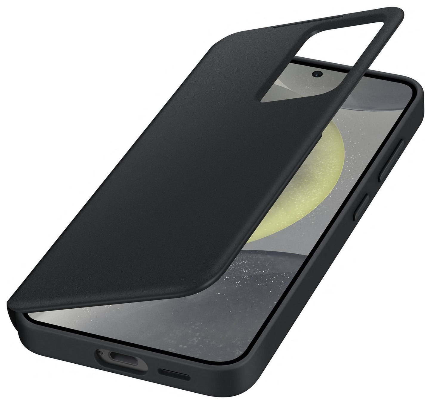 Genuine / Official Samsung Galaxy S24 Smart View Wallet Case / Cover - Black