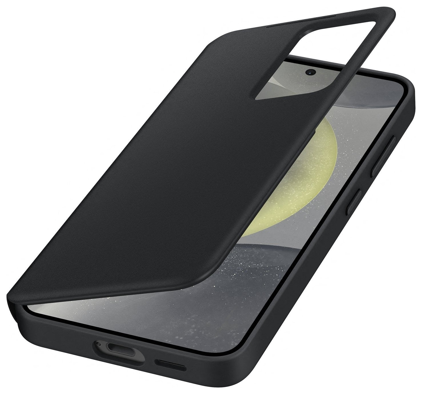 Genuine / Official Samsung Galaxy S24 Smart View Wallet Case / Cover - Black