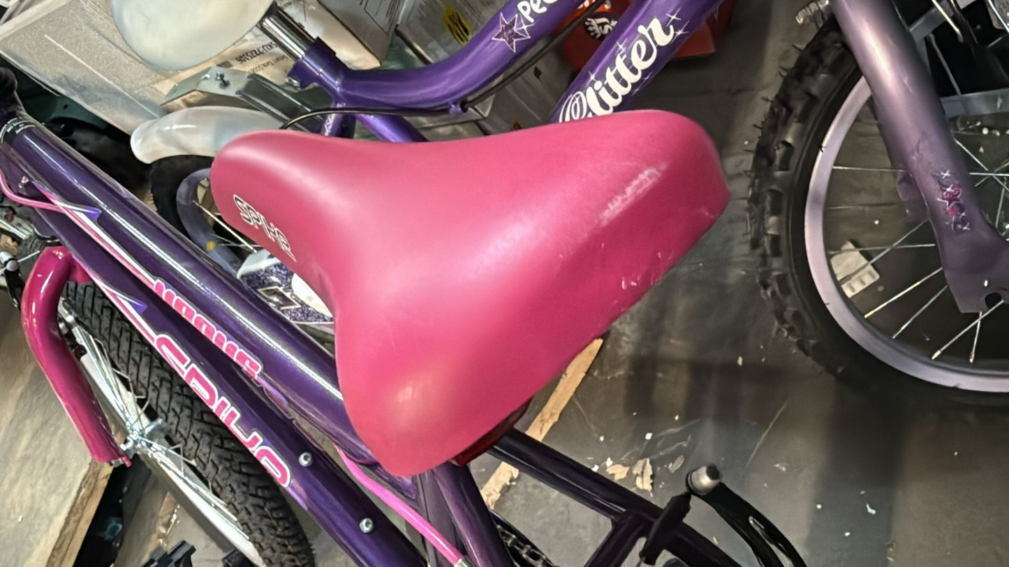 Spike 20 Inch Wheel Size Kids Mountain Bike - Purple