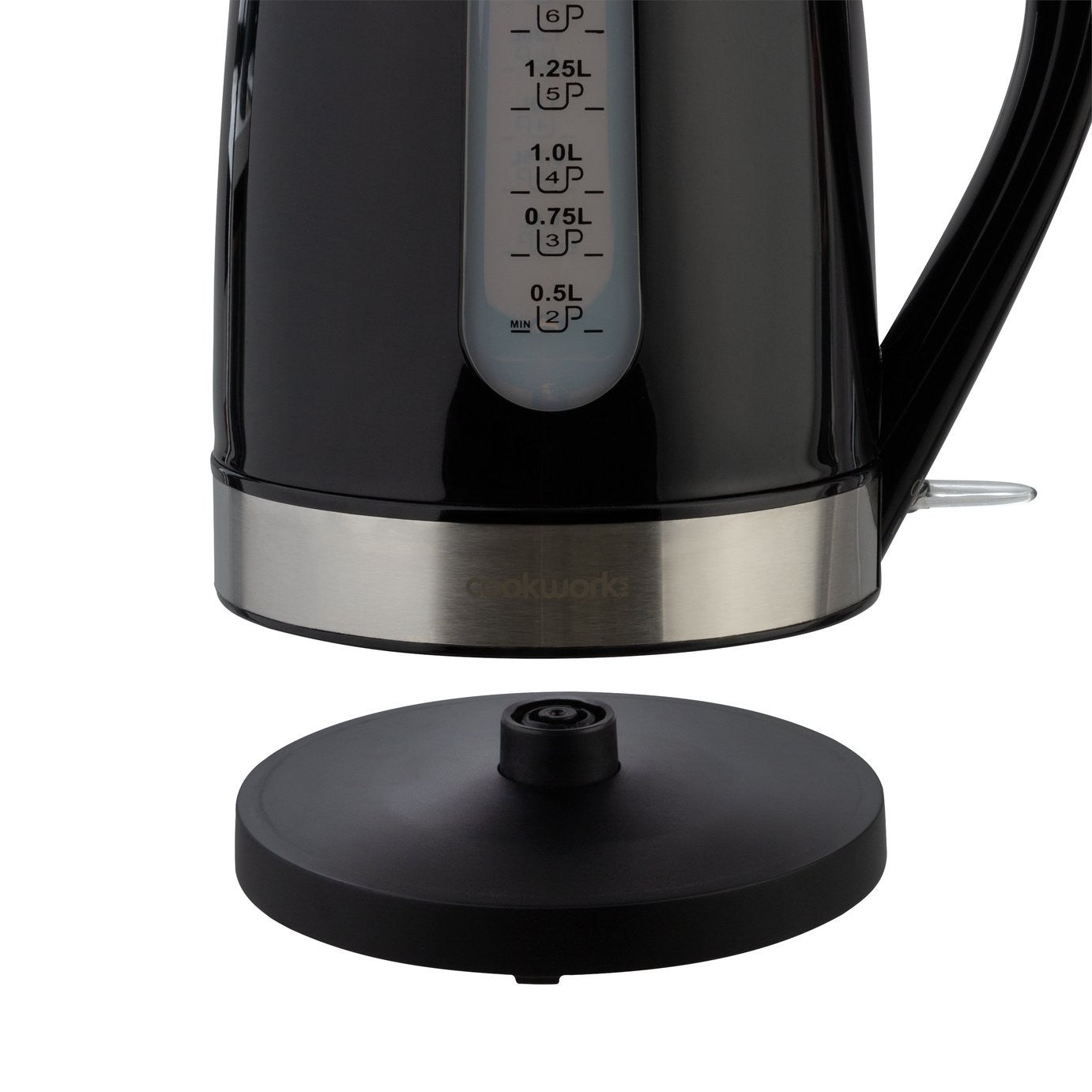 Cookworks Plastic Illuminated Kettle - Black