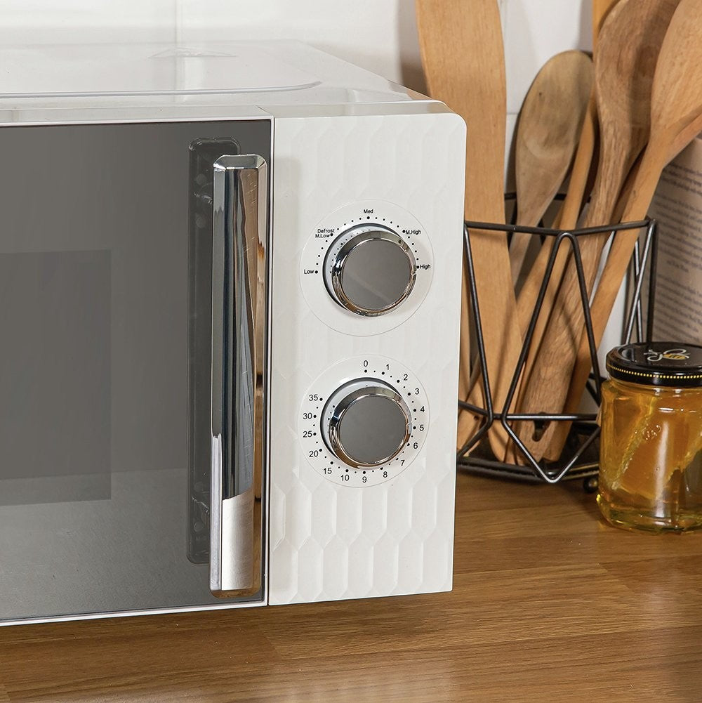Russell Hobbs RHMM715 Manual Microwave Oven 17L Honeycomb Freestanding 700w