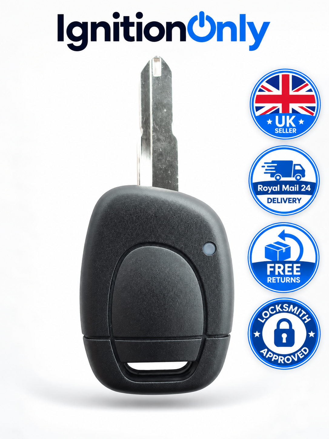 Renault Key Case 1 Button Remote Fob Cover Clio Master Kangoo