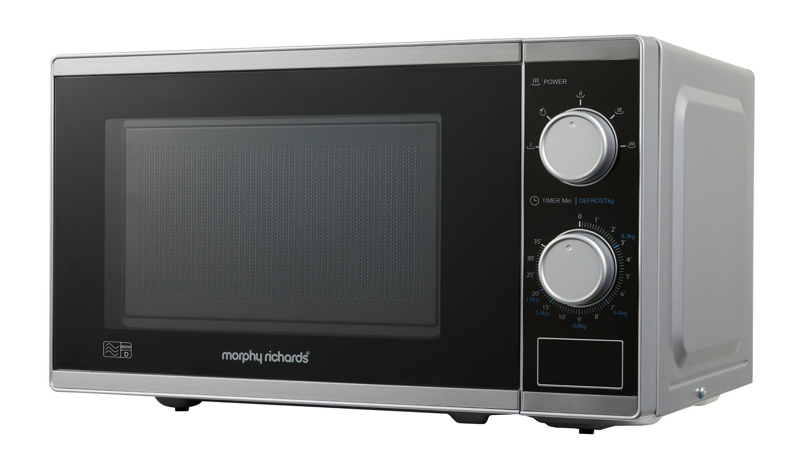 Morphy Richards 20L 800W Solo Standard Microwave - Silver